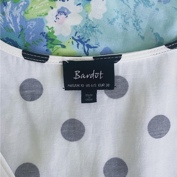 Polkadot long sleeve Blouse by Bardot - Picture 6 of 6